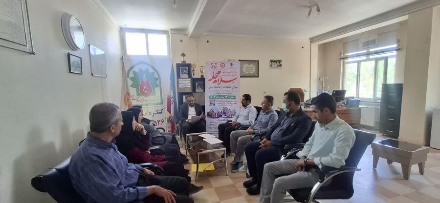 جلسه هماهنگی پویش «لبخند تندرستی» در چارچوب طرح «سلام محله» در بهزیستی دیواندره برگزار شد