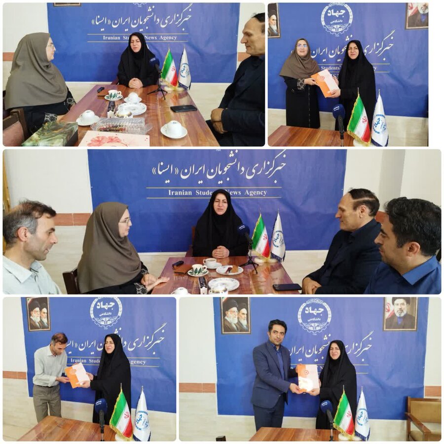 🟠حضور مدیرکل بهزیستی استان در خبرگزاری ایسنا اردبیل 