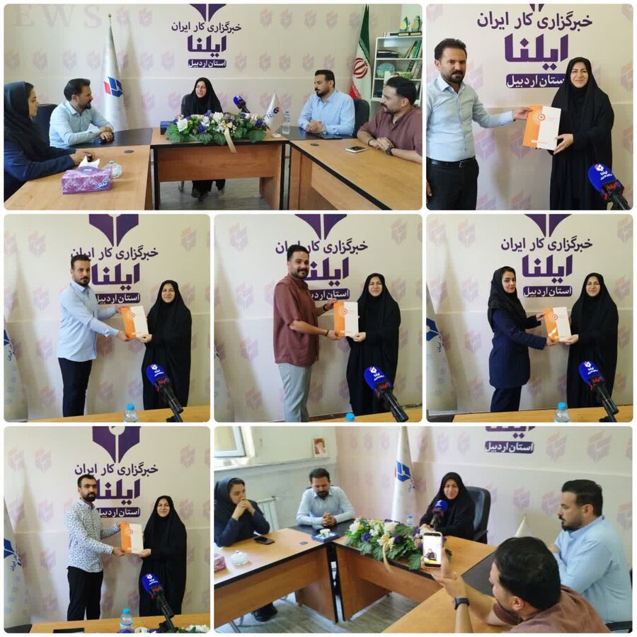  حضور مدیرکل بهزیستی استان در خبرگزاری کار ایران(ایلنا) اردبیل 