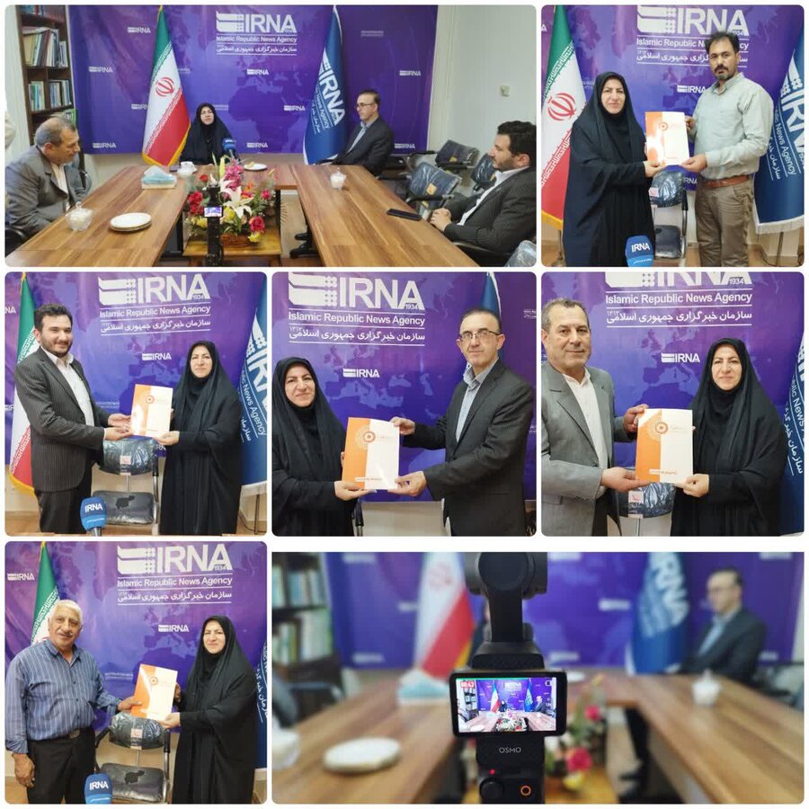  حضور مدیرکل بهزیستی استان در خبرگزاری ایرنا 