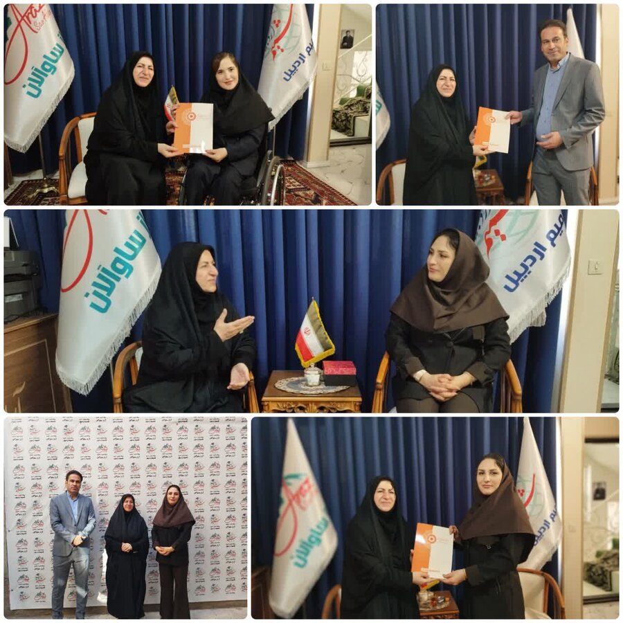  حضور مدیرکل بهزیستی استان در پایگاه تحلیلی خبری شمیم اردبیل 