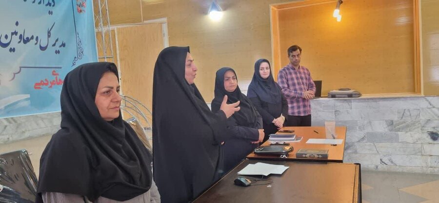 دیدار مدیرکل بهزیستی گلستان با فرزندان در شرف انتقال به زندگی مستقل