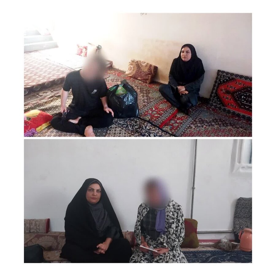 دیدار و دلجویی از مددجویان بهزیستی گرمی
