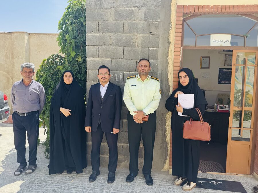 دهاقان| بازدید دادستان شهرستان دهاقان به همراه فرمانده نیروی انتظامی شهرستان دهاقان از مرکز اقامتی ترک اعتیاد