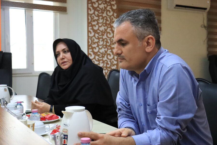 فرماندار جم در دیدار با مدیر کل بهزیستی استان بوشهر، بهزیستی در خط مقدم مقابله با آسیبهای اجتماعی است