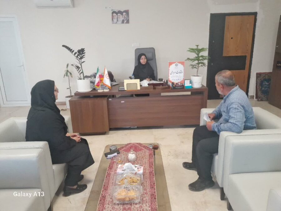 ملاقات مردمی مدیرکل بهزیستی استان قزوین