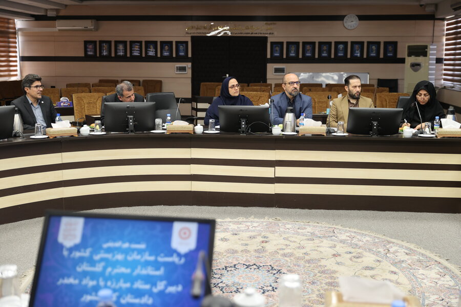 حضور استاندار گلستان در جلسه ملک توسکستان