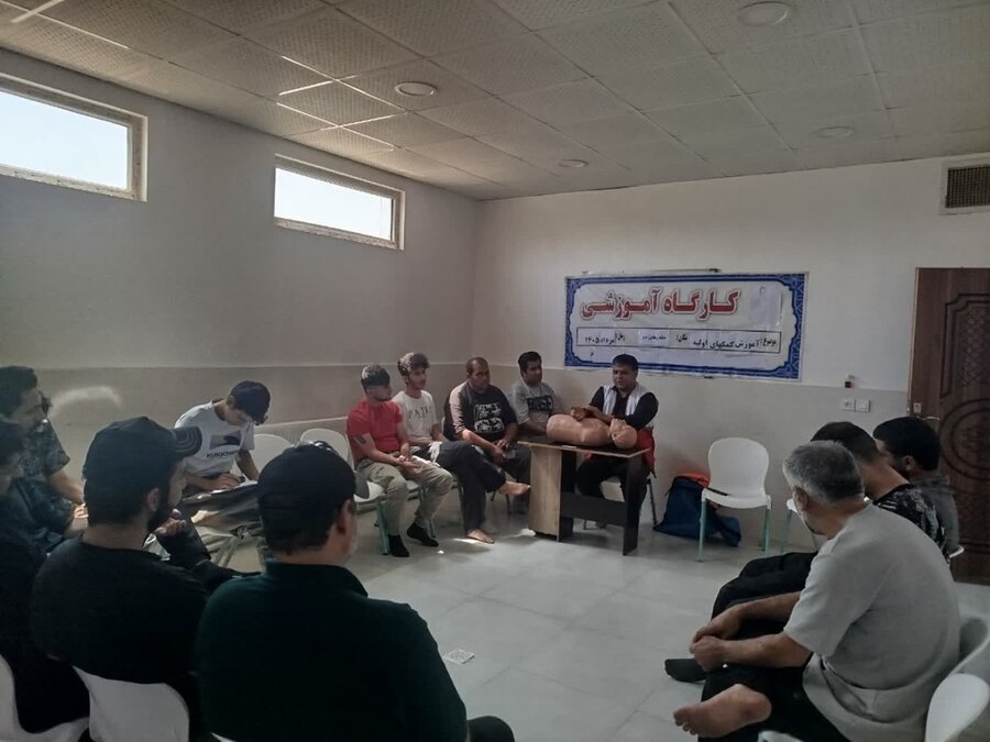 آمادگی برای شرایط اضطراری؛ کارکنان «خانه رهایی سبز» و «به سوی امید» امدادگر شدند