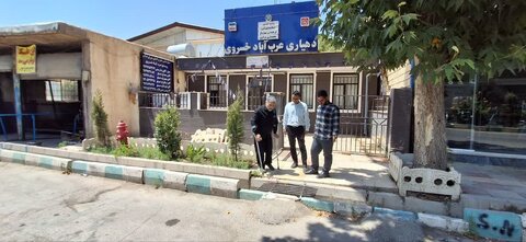 چهارباغ | بازدید میدانی از پروژه‌های عمرانی بخش مرکزی چهارباغ با محوریت مناسب‌سازی