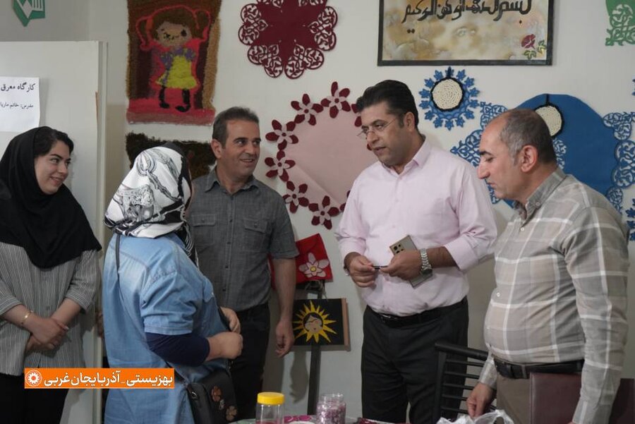 بازدید رئیس اداره بهزیستی مهاباد از مرکز روزانه آموزشی توانبخشی ویژه اختلالات روانشناختی حکمت