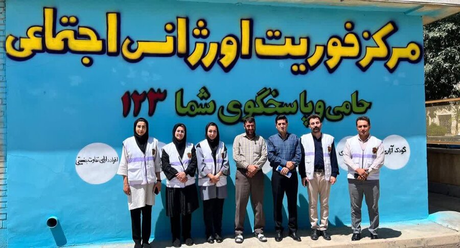 بازدید مسئول اورژانس اجتماعی کردستان از مرکز ۱۲۳ قروه