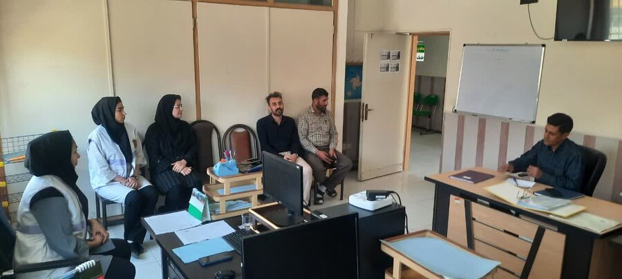 بازدید مسئول اورژانس اجتماعی کردستان از مرکز ۱۲۳ قروه
