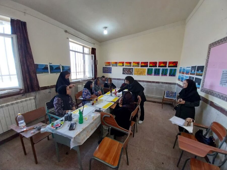 هنر؛ روایتگر توانمندی‌های جامعه هدف بهزیستی در بیجار
