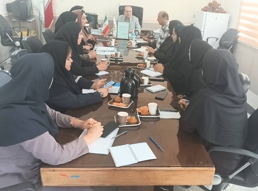 بستک| برگزاری جلسه هماهنگی طرح جامع غربالگری سلامت