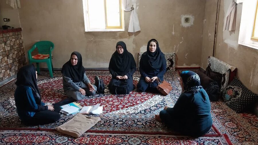 بازدید میدانی رئیس بهزیستی بهار از مددجوی دفتر امور زنان