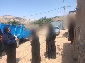 بازدید میدانی سرپرست اداره بهزیستی شهرستان ایذه از منازل مددجویان روستای سراک