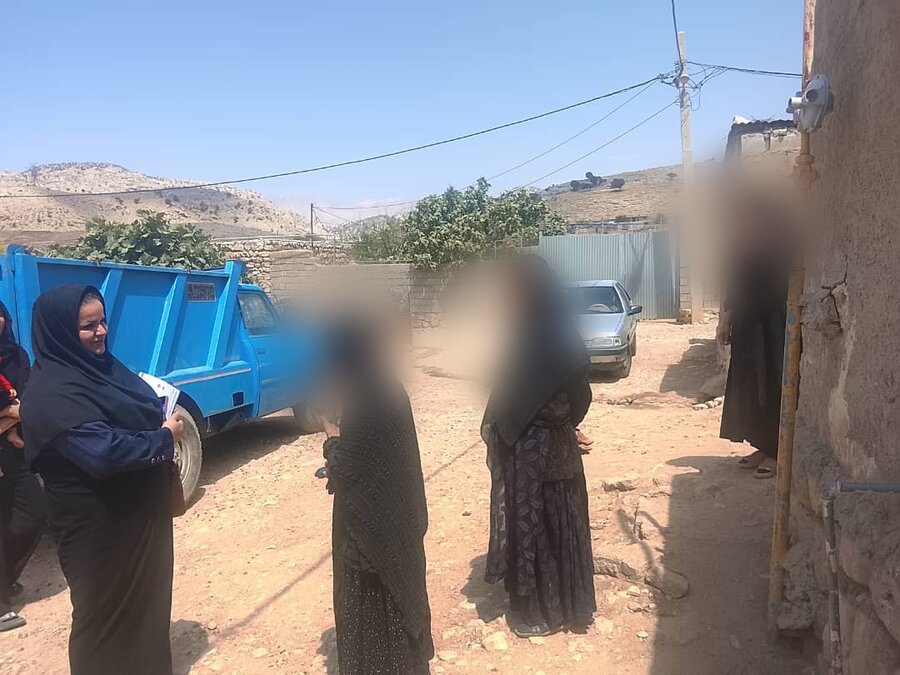 بازدید میدانی سرپرست اداره بهزیستی شهرستان ایذه از منازل مددجویان روستای سراک

