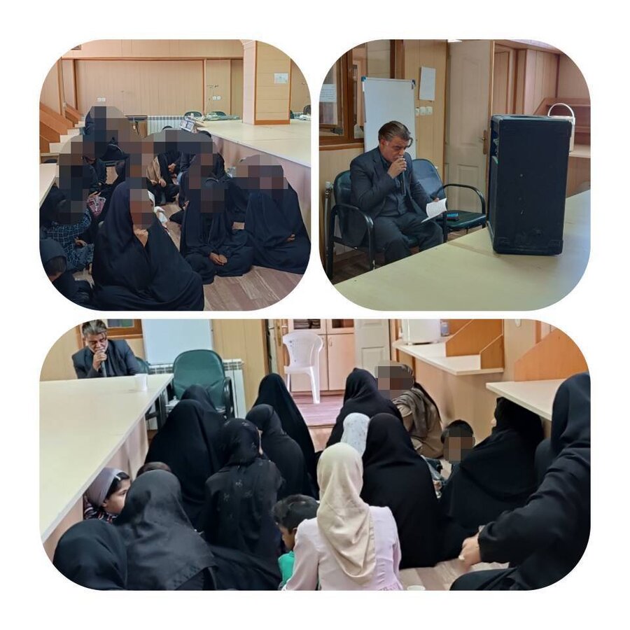 برگزاری مراسم زیارت عاشورا در مرکز حمایتی آموزشی کودک و خانواده ‌