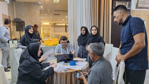 گزارش تصویری | ورود و استقرار تیم چهارمحال‌وبختیاری در همدان
