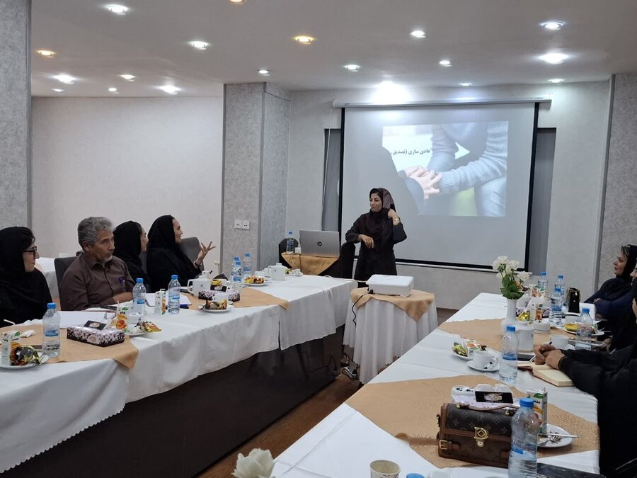 کارگاه آموزشی «مداخله در رفتارهای خودآسیب‌رسان»  درسیرجان برگزارشد