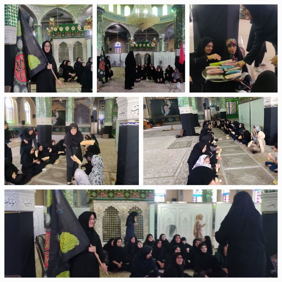 برگزاری مراسم دهه پایانی صفر در شهرستان اشکذر