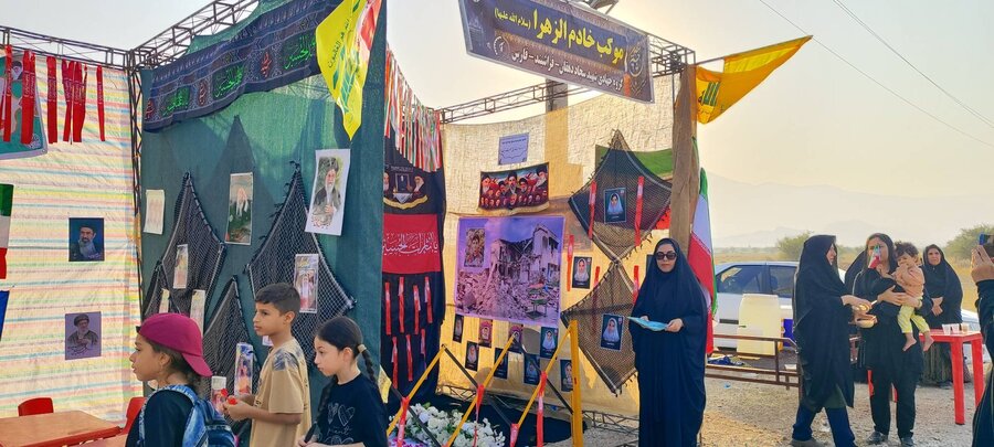 فراشبندlحضور رییس وکارشناسان اورژانس اجتماعی در مراسم پیاده روی ۲۸ صفر شهرستان فراشبند
