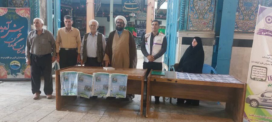 اقلید|برگزاری میز خدمت اورژانس اجتماعی در مصلای نماز جمعه اقلید