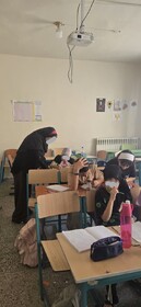 خدمت‌ داوطلبانه مددجوی بهزیستی به دانش‌آموزان تحت پوشش ترکمانچای