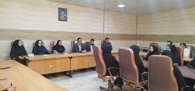 جهرم|برگزاری جلسه شورای اداری در اداره بهزیستی شهرستان جهرم