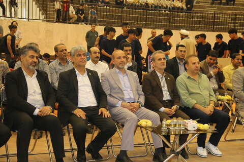 گزارش تصویری / آغاز مراسم افتتاحیه مسابقات فوتسال با استعانت از خداوند منان، قرائت قرآن و پخش سرود مقدس جمهوری اسلامی ایران