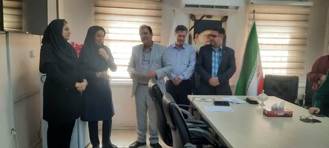 کرج | مراسم معارفه مسئولان حوزه‌های سلامت اجتماعی و فوریت‌های اجتماعی بهزیستی کرج برگزار شد