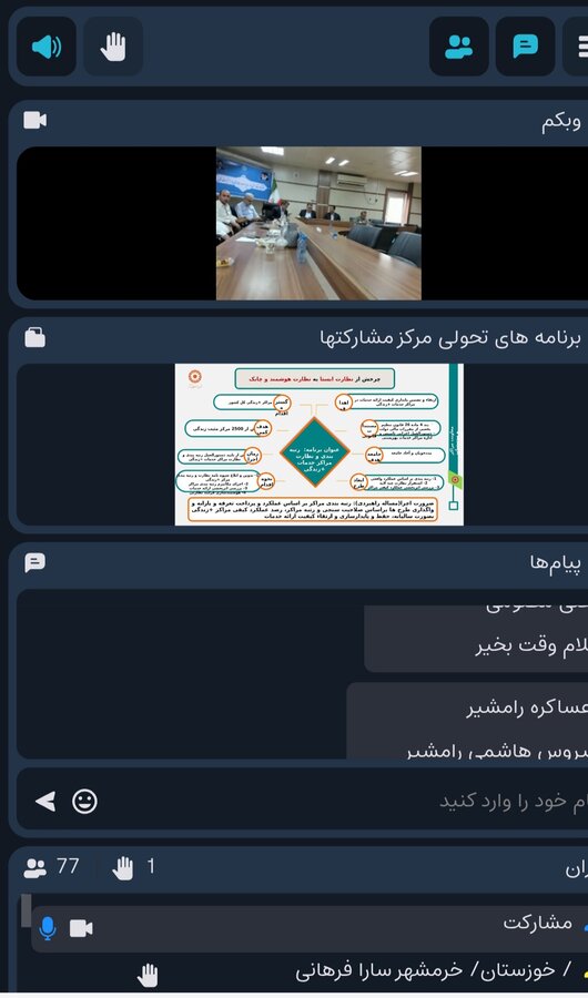 برنامه‌های تحولی معاونت مشارکت‌های مردمی  بهزیستی خوزستان تشریح شد

