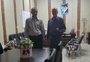 تجلیل از تنها آزاده بازنشسته بهزیستی نهاوند همزمان با سالروز ورود آزادگان به میهن