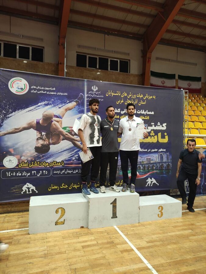 کشتیگیران ناشنوای کردستان سه مدال مسابقات انتخابی تیم ملی را کسب کردند