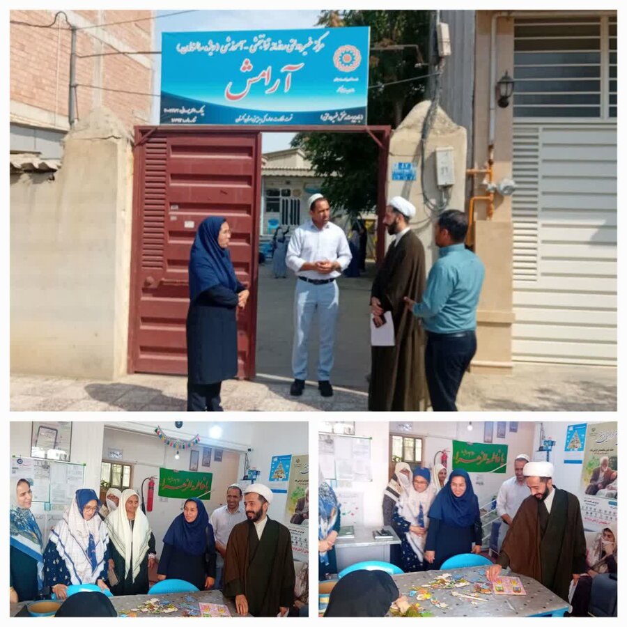 بازدید دادستان شهرستان مراوه تپه از مرکز روزانه آموزشی توانبخشی سالمندان