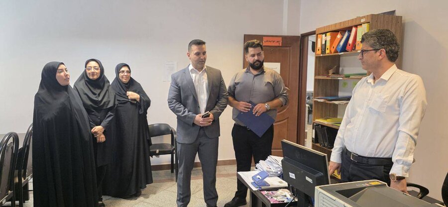 بازدید مشاور مدیرکل بهزیستی استان تهران از اداره بهزیستی شهرستان قدس