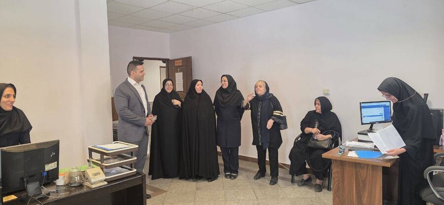 بازدید مشاور مدیرکل بهزیستی استان تهران از اداره بهزیستی شهرستان قدس