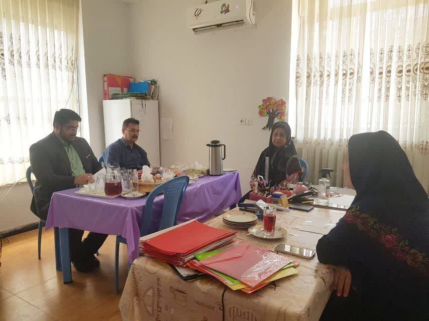 بازدید دادستان کلاله از مرکز سالمندان بشری 