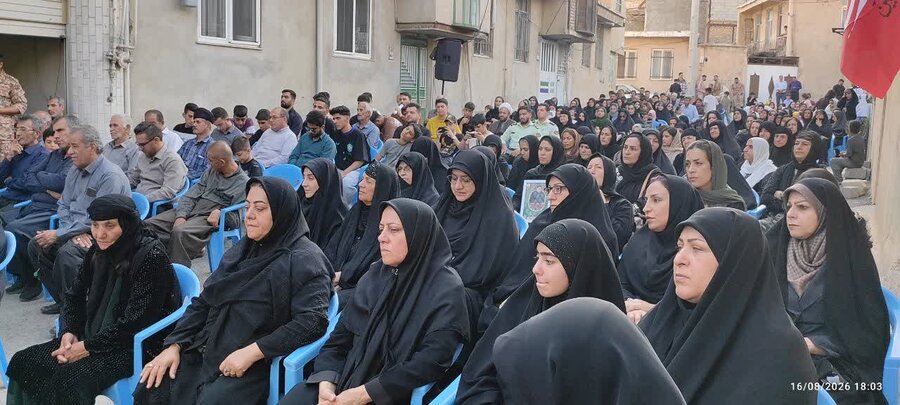 آیین «آبروی محله» و یادبود شهدای جنگ رمضان در کامیاران برگزار شد
