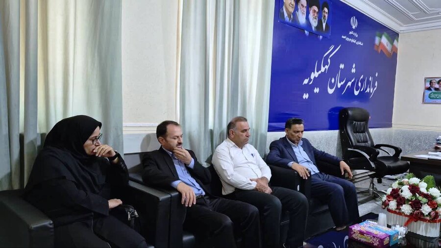 حمایت از اقشار نیازمند و تمرکز بر رفع مشکلات مددجویان ؛ محور اصلی گفت‌وگوهای رئیس بهزیستی با فرماندار شهرستان کهگیلویه