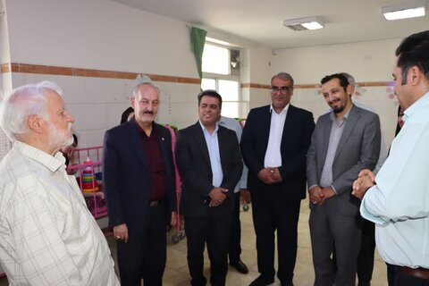 گزارش تصویری ا بازدید دکتر حسینی از مرکز نگهداری معلولان ذهنی و سالمندان چهارده معصوم (ع) آشتیان