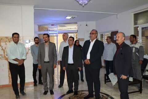 گزارش تصویری ا بازدید دکتر حسینی از مرکز نگهداری معلولان ذهنی و سالمندان چهارده معصوم (ع) آشتیان