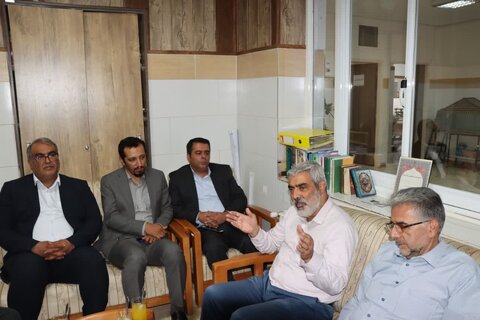 گزارش تصویری ا بازدید دکتر حسینی از مرکز نگهداری معلولان ذهنی و سالمندان چهارده معصوم (ع) آشتیان