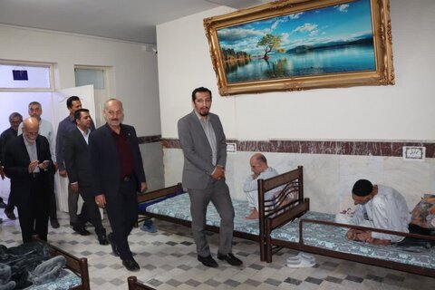 گزارش تصویری ا بازدید دکتر حسینی از مرکز نگهداری معلولان ذهنی و سالمندان چهارده معصوم (ع) آشتیان