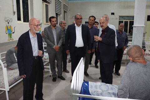 گزارش تصویری ا بازدید دکتر حسینی از مرکز نگهداری معلولان ذهنی و سالمندان چهارده معصوم (ع) آشتیان