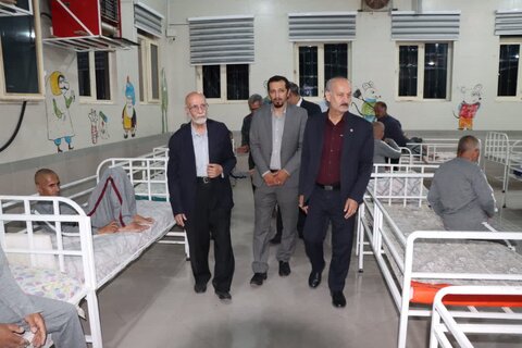 گزارش تصویری ا بازدید دکتر حسینی از مرکز نگهداری معلولان ذهنی و سالمندان چهارده معصوم (ع) آشتیان