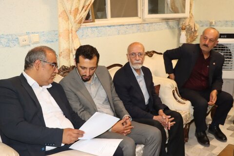 گزارش تصویری ا بازدید دکتر حسینی از مرکز نگهداری معلولان ذهنی و سالمندان چهارده معصوم (ع) آشتیان