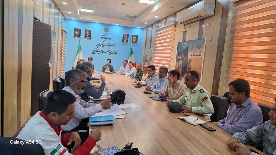 نشست کمیته مناسب سازی شهرستان قلعه گنج برگزار شد