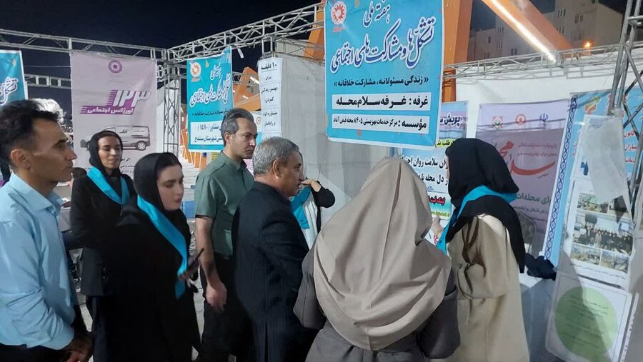 نمایشگاه دستاوردهای تشکل‌های اجتماعی در سنندج برگزار شد
