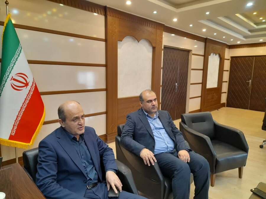 لنگرود | دیدار مدیرکل بهزیستی گیلان با فرماندار شهرستان لنگرود